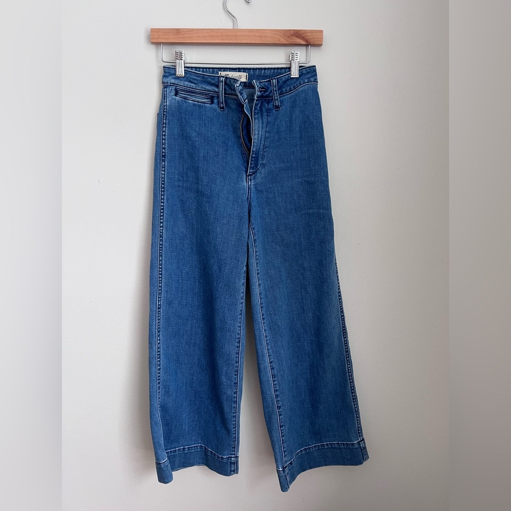 Madewell Emmett Wide Leg Crop Jeans Size 25